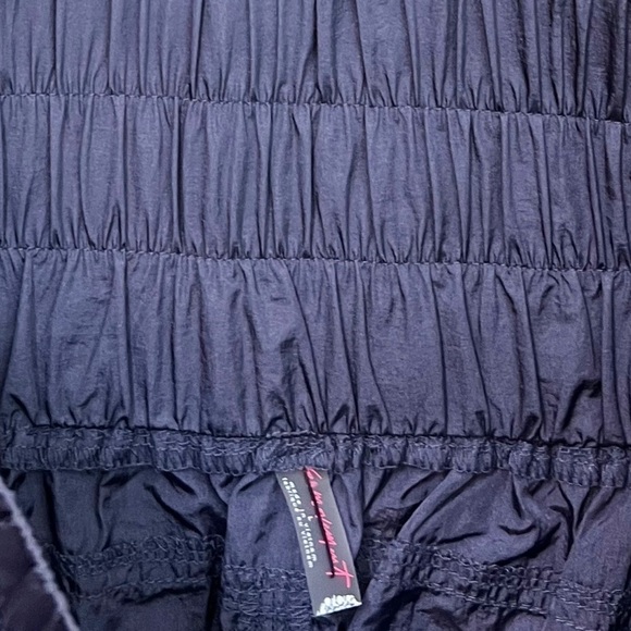 NEW Free People The Way Home Smocked Waist Joggers Deep Sea Purple - Picture 8 of 11